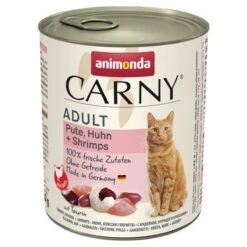Animonda Carny Adult 12 X 800 G - Pack Ahorro -Suministros Para Mascotas 114511 pla animonda carny adult huhnputeshrimps 800g 3