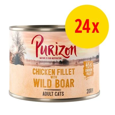 Purizon Adult 24 X 200 G Comida Húmeda Para Gatos - Pack Ahorro 1 Purizon Adult 24 X 200 G Comida Húmeda Para Gatos - Pack Ahorro