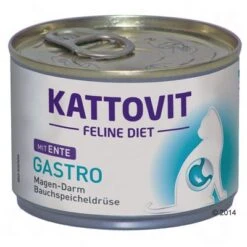 Kattovit Gastro Comida Húmeda Para Gatos -Suministros Para Mascotas 12505 kattovit gastro mit ente 175 g 3
