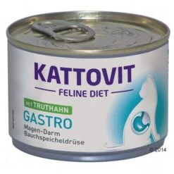 Kattovit Gastro Comida Húmeda Para Gatos -Suministros Para Mascotas 12505 kattovit gastro mit truthahn 175 g 1