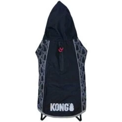 Chubasquero KONG Elements Negro Para Perros -Suministros Para Mascotas 130796 paw kong elements regenmantel schwarz 36kg hs 01 0