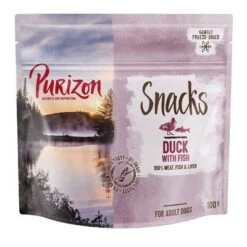 Purizon Snacks Sin Cereales Para Perros 3 X 100 G - Pack Ahorro -Suministros Para Mascotas 133305 pla purizon snacks dog duck 100g 8