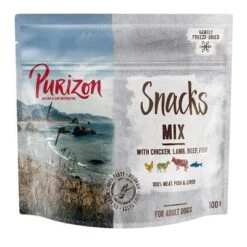 Purizon Snacks Sin Cereales Para Perros 3 X 100 G - Pack Ahorro -Suministros Para Mascotas 133602 pla purizon snacks dog mix 100g 0