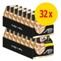 Sheba Feine Filets 32 X 60 G Comida Húmeda Para Gatos