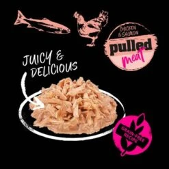 Tigeria Pulled Meat 48 X 85 G Comida Húmeda Para Gatos -Suministros Para Mascotas 135596 tigeria pulledmeat huhn lachs hs 6