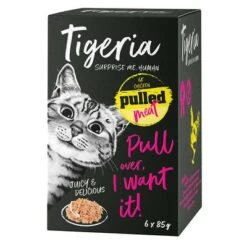 Tigeria Pulled Meat 24 X 85 G Comida Húmeda Para Gatos 12 Tigeria Pulled Meat 24 X 85 G Comida Húmeda Para Gatos -Suministros Para Mascotas 135597 pla tigeria pulledmeat huhn 6x85g hs 2 1