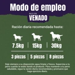 PURINA Adventuros Rico En Venado Con Granos Ancestrales -Suministros Para Mascotas 142397 adventuros hundesnacks venison es 120g hs 05 4