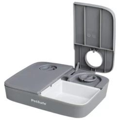 Comedero Automático Doble PetSafe® Para Mascotas -Suministros Para Mascotas 145997 rasiosystems petsafe futterautomat 2mahlzeiten catdog 2x355xml hs 02 4