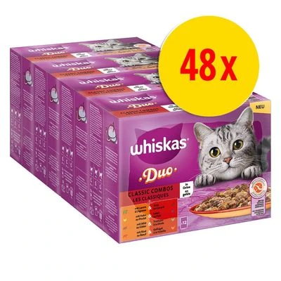 Whiskas Duo 48 X 85 G Pack Mixto En Bolsitas 1 Whiskas Duo 48 X 85 G Pack Mixto En Bolsitas