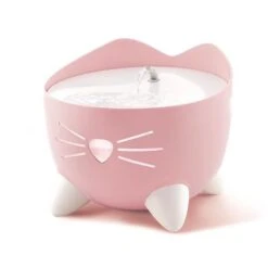 Bebedero Fuente Catit PIXI Rosa -Suministros Para Mascotas 187697 hagencontainer catit pixi trinkbrunnen pink hs 04 4