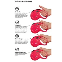 Correa Extensible Flexi New Classic Con Cinta De 5 M -Suministros Para Mascotas 198003 flexi new classic gurt leine s schwarz hs5 5