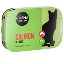 Cosma Original En Gelatina 6 X 170 G -Suministros Para Mascotas 1 28127 pla cosma original salmon 6x170g sleeve 2