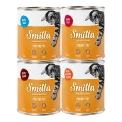 Smilla Tierna Ave 6 X 800 G -Suministros Para Mascotas 1 68035 pla smilla poulrypot lamb 800g 0 jpg 2