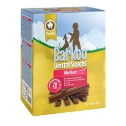 PROMO: Pack 224 Uds. Barkoo Dental Snacks Para Perros -Suministros Para Mascotas 1 barkoo dental medium 4x180g 1000x1000 8