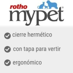 Contenedor De Pienso Rotho MyPet Flo Para Servir 9 Contenedor De Pienso Rotho MyPet Flo Para Servir -Suministros Para Mascotas 1 benefits template accesories 1000x1000 int 3 7