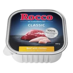 Rocco Classic En Tarrinas 27 X 300 G - Pack Ahorro 25 Rocco Classic En Tarrinas 27 X 300 G - Pack Ahorro -Suministros Para Mascotas 1 rocco schalen classic huhn side 1000x1000 3