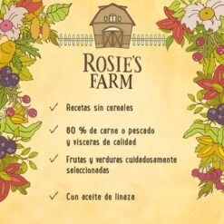 Rosie's Farm Senior 6 X 400 G -Suministros Para Mascotas 2019 09 rosiesfarm benefit board es 7