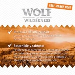 Wolf Of Wilderness Free Range 6 X 800 G 15 Wolf Of Wilderness Free Range 6 X 800 G -Suministros Para Mascotas 2021 09 wow freerange wet board wideacres 1000x1000 es 9