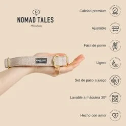 Collar Nomad Tales Calma Piedra Para Perros -Suministros Para Mascotas 2022 12 nomadtales usps collarcalma 1000x1000 es 9