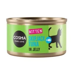 Pack Ahorro: Cosma Original Kitten 24 X 85 G -Suministros Para Mascotas 203438 pla cosma kitten skipjacktuna jelly 85g 1000x1000 0