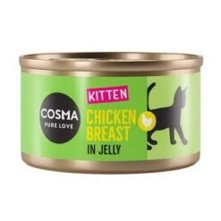 Pack Ahorro: Cosma Original Kitten 24 X 85 G -Suministros Para Mascotas 203439 pla cosma kitten chicken jelly 85g 1000x1000 5