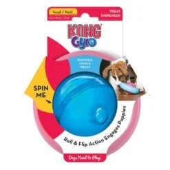 KONG Gyro Juguete Interactivo Para Cachorros 8 KONG Gyro Juguete Interactivo Para Cachorros -Suministros Para Mascotas 203500 kong gyro welpen small hs 02 3