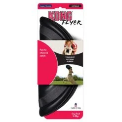 KONG Extreme Flyer Frisbee Para Perros -Suministros Para Mascotas 209057 pla kong extreme flyer black hs 01 8