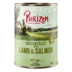 Purizon Adult 6 X 400 G Comida Húmeda Sin Cereales Para Perros -Suministros Para Mascotas 209096 pla purizon lamm 400g 4 1