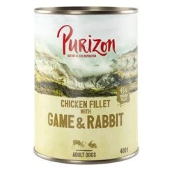 Purizon Adult 6 X 400 G Comida Húmeda Sin Cereales Para Perros -Suministros Para Mascotas 209098 pla purizon wild 400g 7 1