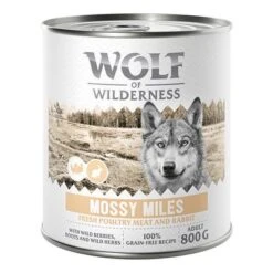 Wolf Of Wilderness Expedition 6 X 800 G -Suministros Para Mascotas 2309 wow poultry based mossy miles 800g front 1000x1000 7