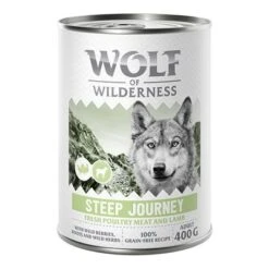 Wolf Of Wilderness Expedition 6 X 400 G -Suministros Para Mascotas 2309 wow poultry based steep journey 400g front 1000x1000 6