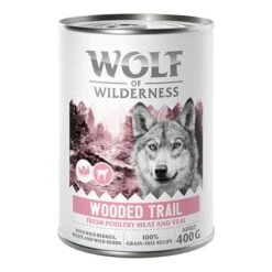 Wolf Of Wilderness Expedition 6 X 400 G -Suministros Para Mascotas 2309 wow poultry based wooded trail 400g front 1000x1000 8