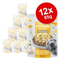 Applaws Taste Toppers En Bolsitas Para Perros 12 X 85 G -Suministros Para Mascotas 236299 applaws tastetoppers sosse huhn erbsen 12x85g hs 02 1