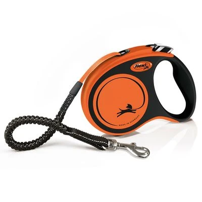 Correa Extensible Flexi Xtreme Naranja Con Cinta De 5 M 1 Correa Extensible Flexi Xtreme Naranja Con Cinta De 5 M