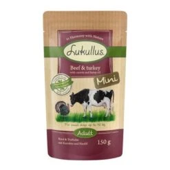 Lukullus Mini Sin Cereales 48 X 150 G - Pack Ahorro -Suministros Para Mascotas 264997 pla luk mini beefturkey 6x150g 5 4