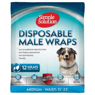 Simple Solution Pañal Desechable Para Perros Macho 3 Simple Solution Pañal Desechable Para Perros Macho - Imagen 3