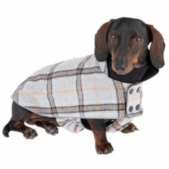 Abrigo Flannel Check Para Perros 19 Abrigo Flannel Check Para Perros -Suministros Para Mascotas 269061 35cm dackel fg 2607 3