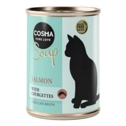 Cosma Soup Sopa Para Gatos 6 X 100 G 12 Cosma Soup Sopa Para Gatos 6 X 100 G -Suministros Para Mascotas 274517 pla cosma soup salmon 100g 1000x1000 0 1
