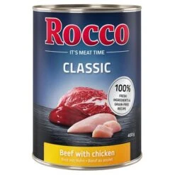 Pack De Prueba Mixto: Rocco Classic 6 X 400 G -Suministros Para Mascotas 28023 pla megapack rocc classic rindhuhn 400g hs 01 8