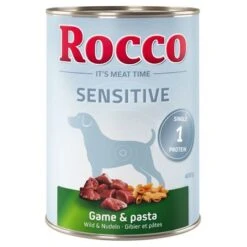 Rocco Sensitive Pack Ahorro 24 X 400 G -Suministros Para Mascotas 28039 pla rocco sensitive gamepasta 400g hs 01 0