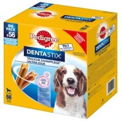 Pack 224 Uds. Pedigree Dentastix Snacks Para Perros -Suministros Para Mascotas 28167 pla pedigree dentastix mittlerehunde 56 stk 4