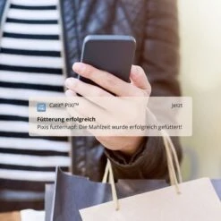 Comedero Automático Catit Pixi Smart 6-Meal -Suministros Para Mascotas 287496 hagencontainer catit pixi smart 6meal futterautomat hs 21 1