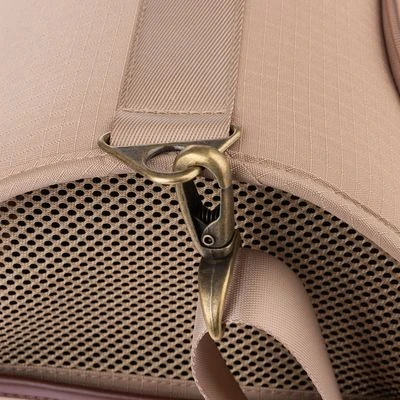 Bolso Con Bandolera TIAKI Premium Camello Para Mascotas 7 Bolso Con Bandolera TIAKI Premium Camello Para Mascotas - Imagen 7