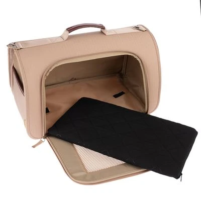 Bolso Con Bandolera TIAKI Premium Camello Para Mascotas 8 Bolso Con Bandolera TIAKI Premium Camello Para Mascotas - Imagen 8