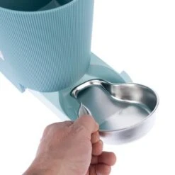 TIAKI Tolva Para Pienso Y Agua, Azul Claro Para Mascotas -Suministros Para Mascotas 302396 tiaki wasser und futterspender fg 6119 7