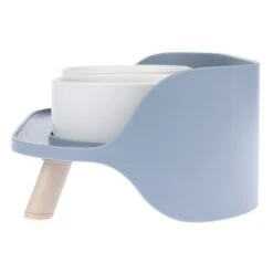 TIAKI Comedero Doble De Cerámica Para Mascotas -Suministros Para Mascotas 302496 tiaki napf duo grau fg 6155 4