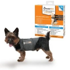 Chaleco Tranquilizante ThunderShirt® Gris Para Perros -Suministros Para Mascotas 302696 pla cevadeutschland thundershirt beruhigungswestexs grau hs 15 5