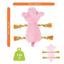 Doglove Cerdito De Juguete Para Perros -Suministros Para Mascotas 303598 edupet doglove hundespielzeug pferd hs 06 4