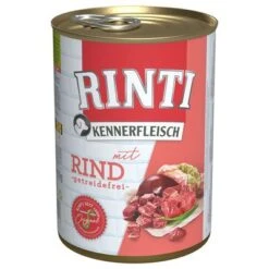 Rinti Kennerfleisch 6 X 400 G -Suministros Para Mascotas 3132 pla bilder rinti kennerfleisch rind 400g hs 01 4