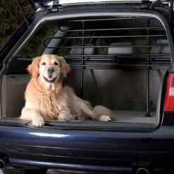 Rejilla De Protección Con Pie Trixie -Suministros Para Mascotas 331113 trixie autoschutzgitter gerade 11 2012 6